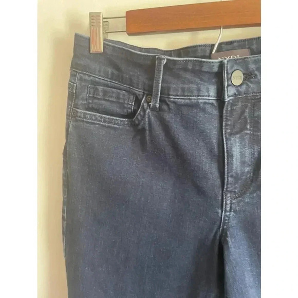 Women's NYDJ Marilyn Straight Jeans - Size 14P - Blue EUC! 0310 - Picture 2 of 11